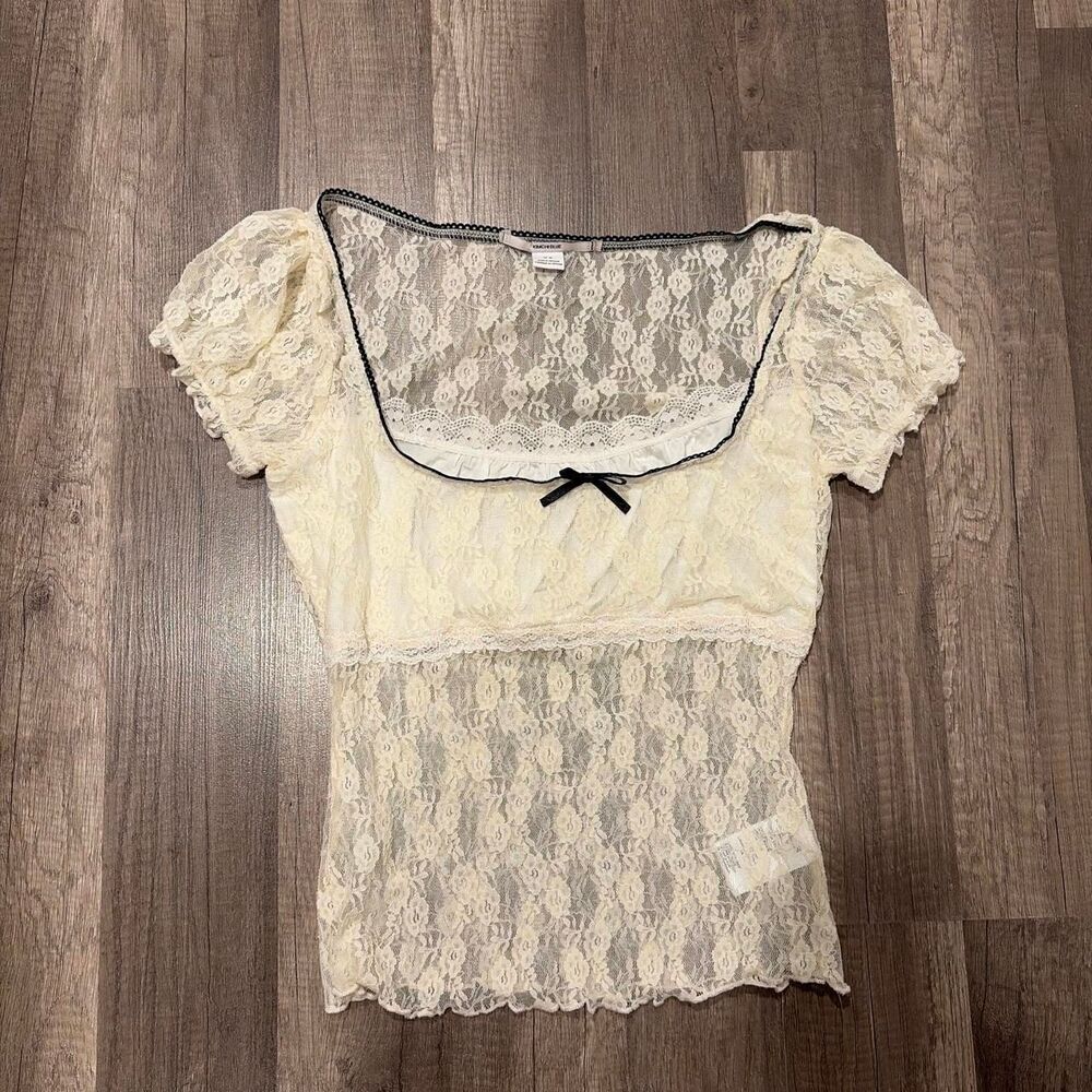 Kimchi Blue Coquette Milkmaid Top
